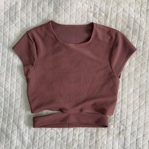 Five Dancewear Crop Top in Brown Sz Adult S